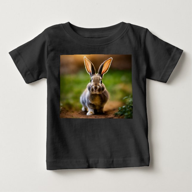 Rosie the Rabbit - Ein Hauch im Dickicht Baby T-shirt (Vorderseite)