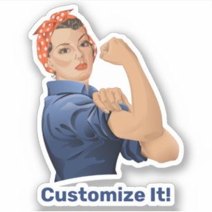 Rosie the Riveter Aufkleber