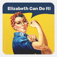 Rosie the Riveter | Aufkleber | Personalisieren