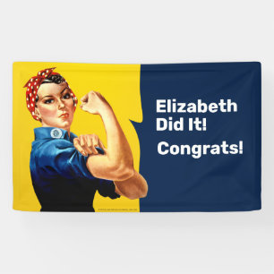 Rosie the Riveter Banner Personalisieren