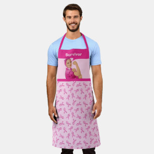 Rosie the Riveter Breast Cancer Awareness Schürze