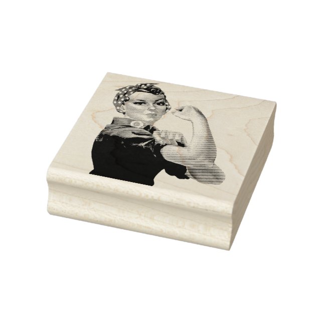Rosie the Riveter | BRIEFMARKE Gummistempel (Stempel)