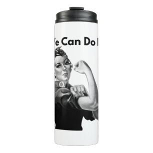 Rosie The Riveter, den wir machen können Thermosbecher