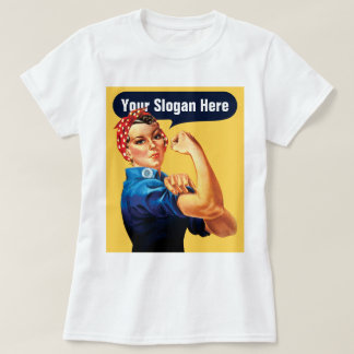 Rosie The Riveter - Fügen Sie Ihren eigenen indivi T-Shirt