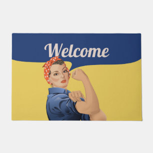 Rosie the Riveter Fußmatte