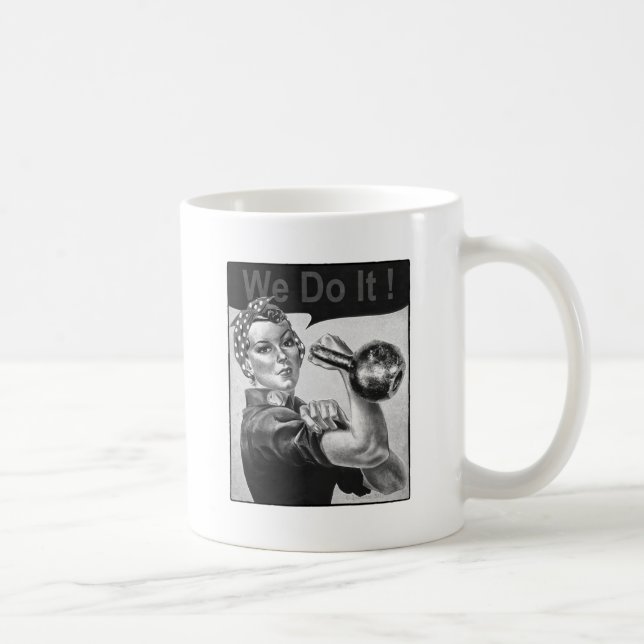 Rosie the Riveter Kettlebell Tasse (Rechts)