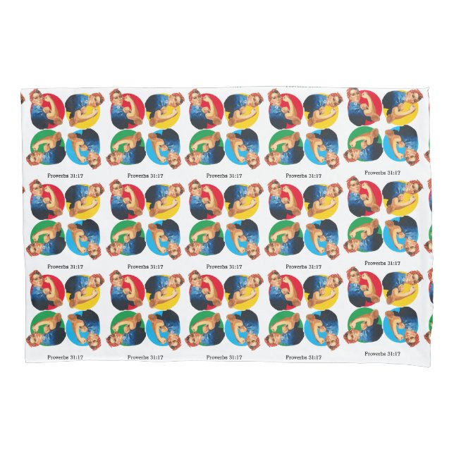 ROSIE THE RIVETER KISSENBEZUG (Vorderseite)