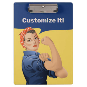 Rosie the Riveter Klemmbrett