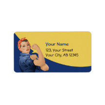 Rosie the Riveter Label