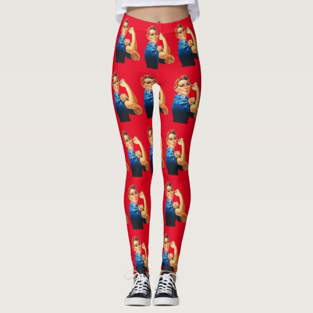 Rosie The Riveter Leggings (Vorderseite)