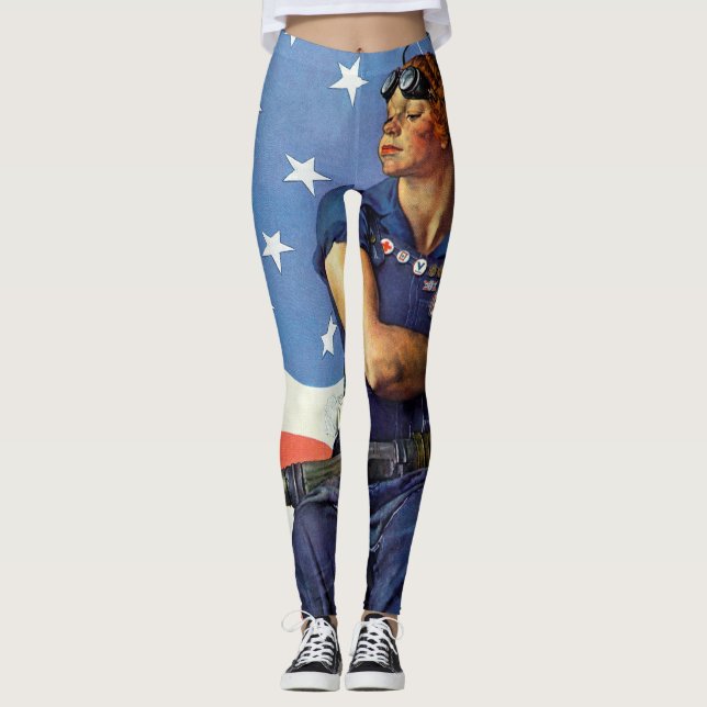 Rosie the Riveter Leggings (Vorderseite)