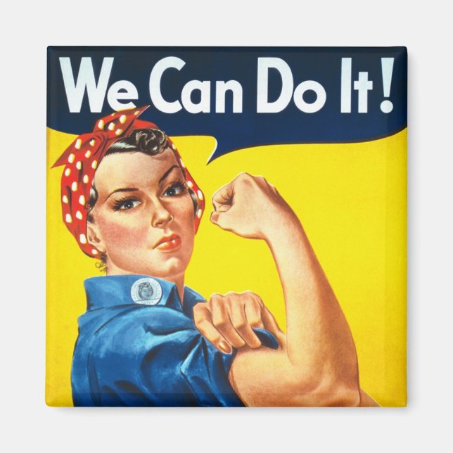 Rosie The Riveter Magnet (Vorne)