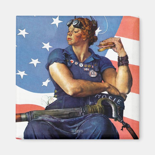Rosie the Riveter Magnet (Vorne)