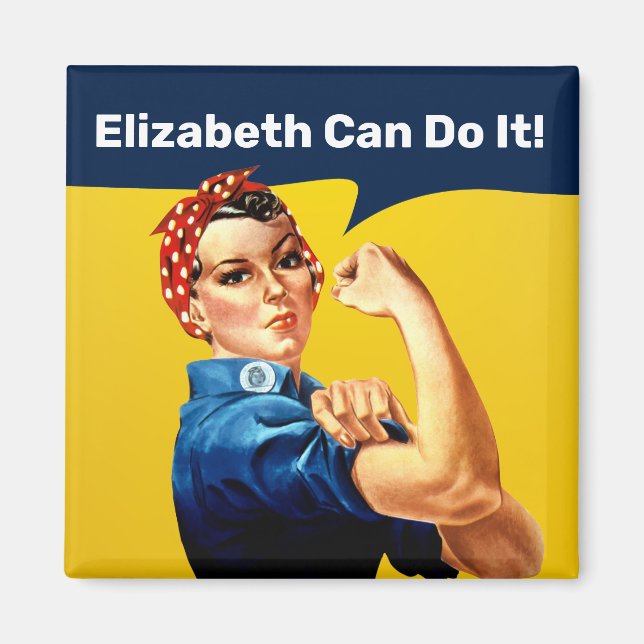 Rosie the Riveter | Magnet | Personalisieren (Vorne)
