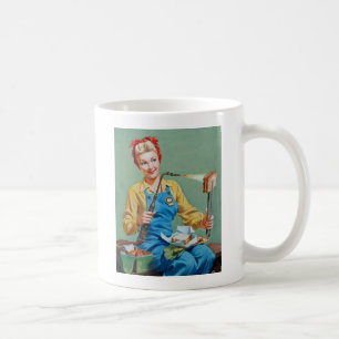 Rosie the Riveter Makes Toasted Cheese Kaffeetasse