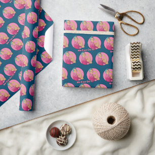Rosie the Riveter Muster Geschenkpapier