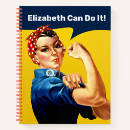 Rosie the Riveter | Notebook | Personalisieren Notizbuch