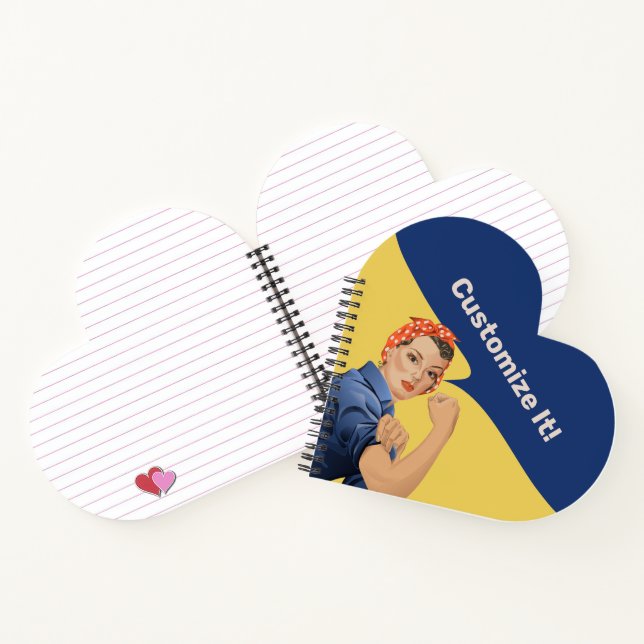 Rosie the Riveter Notizbuch (Innenseite)