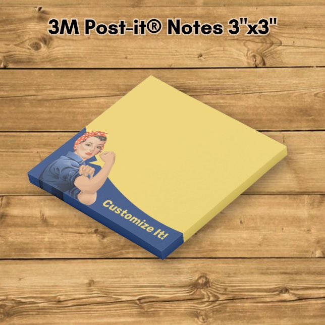 Rosie the Riveter Post-it Notes Klebezettel (Von Creator hochgeladen)