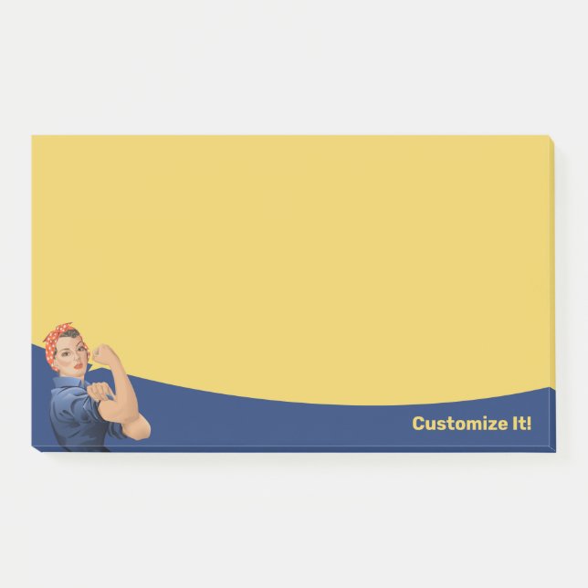 Rosie the Riveter Post-it Notes Klebezettel (Vorderseite)