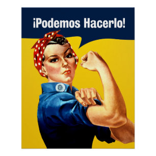 Rosie the Riveter Poster Spanisch Español