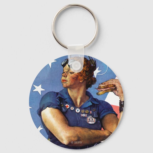 Rosie the Riveter Schlüsselanhänger (Vorderseite)