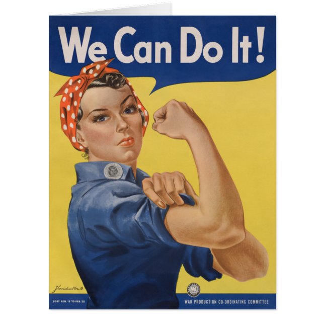Rosie the Riveter: Starke Frauen Empowerment (Vorderseite)