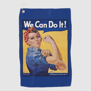 Rosie the Riveter: Starke Frauen Empowerment Golfhandtuch