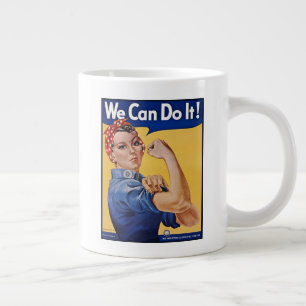 Rosie the Riveter: Starke Frauen Empowerment Jumbo-Tasse