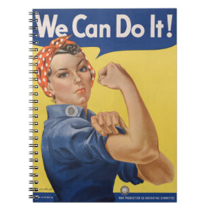 Rosie the Riveter: Starke Frauen Empowerment Notizblock