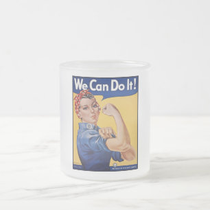 Rosie the Riveter: Starke Frauen - Frauenermächtig Mattglastasse