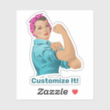 Rosie the Riveter Sticker