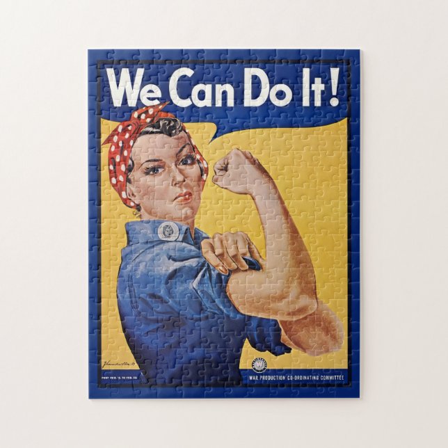 Rosie the Riveter Strong Women in Workforce (Vertikal)