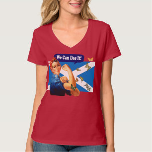 Rosie the Riveter T-Shirt für schottische Unabhäng