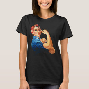 Rosie the Riveter Vintag Feminism T - Shirt