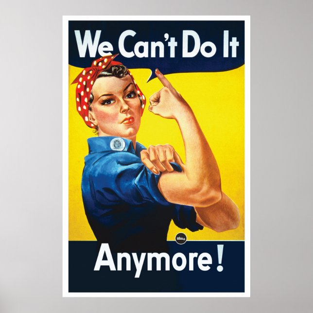 Rosie Unriveted: We Can't Do it Anymore LARGE Poster (Vorne)