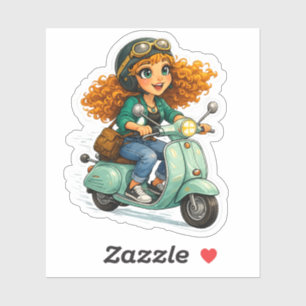Rosie vous dit bonjour ! Autocollant mignon Kawa