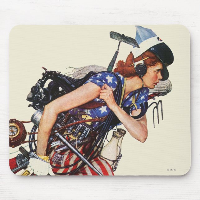 Rosie zur Rettung Mousepad (Vorne)