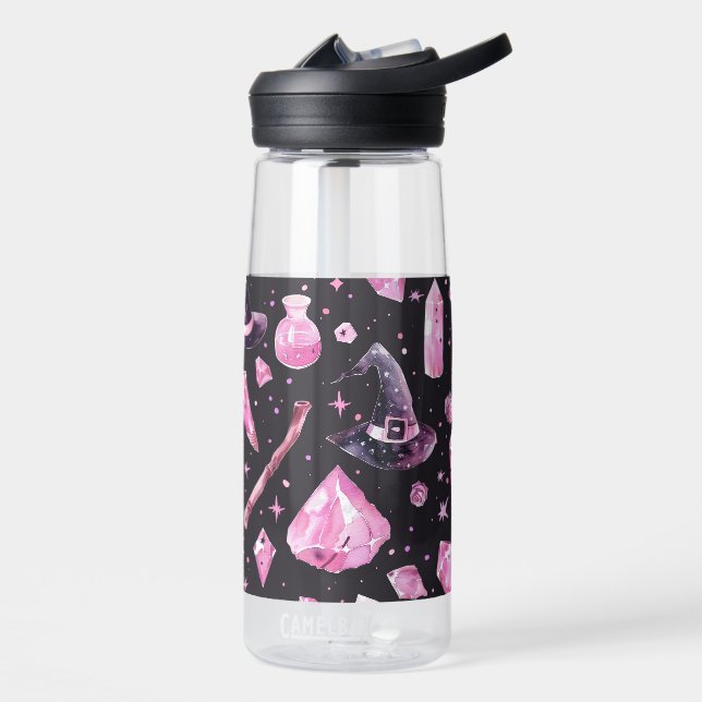 Rosige Hexe Trinkflasche (Links)