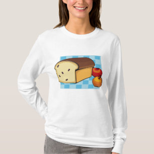 Rosinenbrotlaib und rote Äpfel T-Shirt