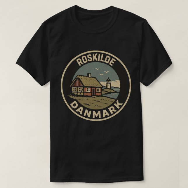 Roskilde, Dänemark T-Shirt (Design vorne)