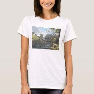 Roslin Schloss, Midlothian (w/c und Gouache auf T-Shirt