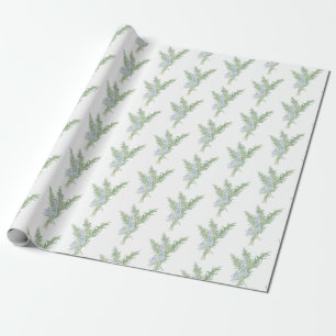 Rosmarin-Blüten-Geschenkpapier Geschenkpapier