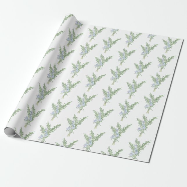 Rosmarzerumhüllungspapier Geschenkpapier (Ungerollt)