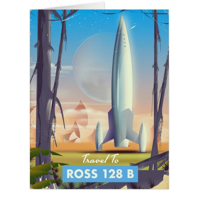 Ross 128 B Science Fiction Poster (Vorderseite)