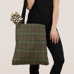 Ross Chasse Sac fourre-tout Tartan écossais Patiné
