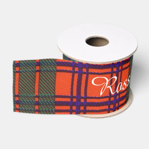 Ross-Clan karierter schottischer Tartan Ripsband