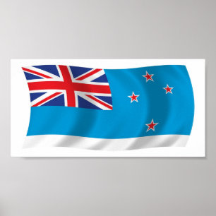 Ross Dependency Flag Poster Druck