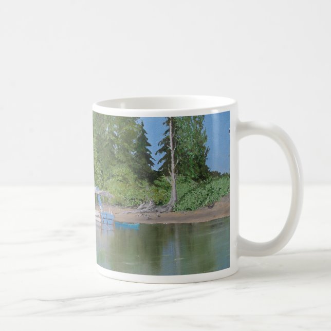Ross-Insel-Lagune-Tasse Kaffeetasse (Rechts)