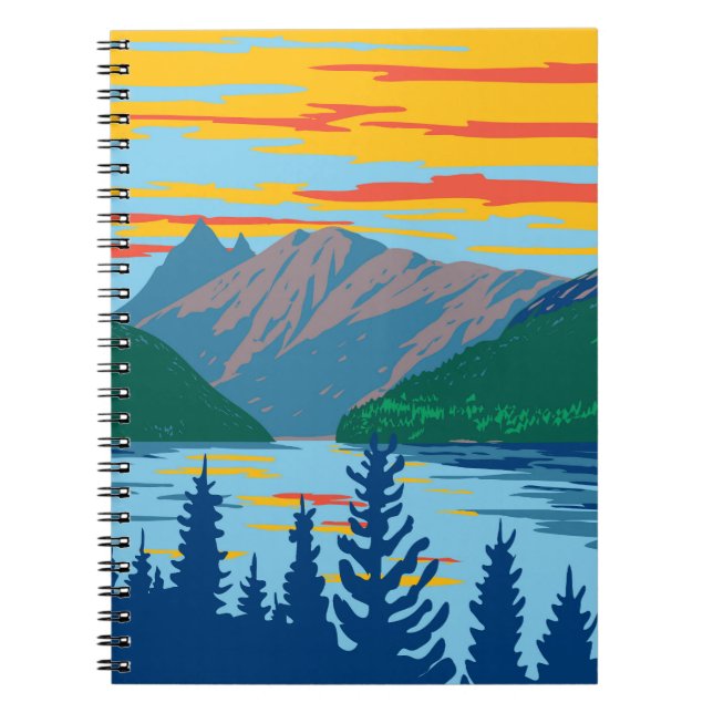 Ross Lake Washington Notizblock (Vorderseite)